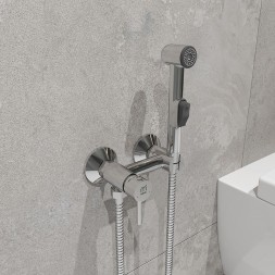Гигиенический душ со смесителем Milardo Tidy TIDSB00M08 Хром глянцевый