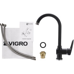 Смеситель для кухни Vigro VG902 Обсидиан
