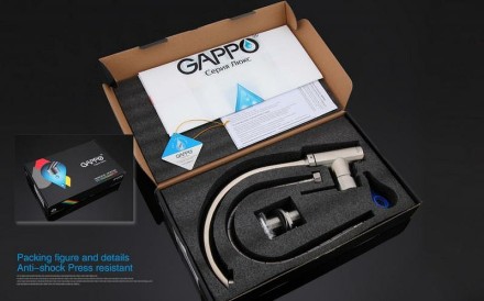 Смеситель для кухни Gappo G4099 Нержавеющая сталь