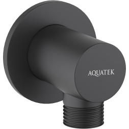 Шланговое подключение Aquatek AQ2456MB Черное матовое