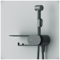 Гигиенический душ со смесителем AM.PM Like F0202622 Черный матовый