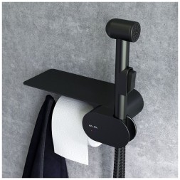 Гигиенический душ со смесителем AM.PM Like F0202622 Черный матовый